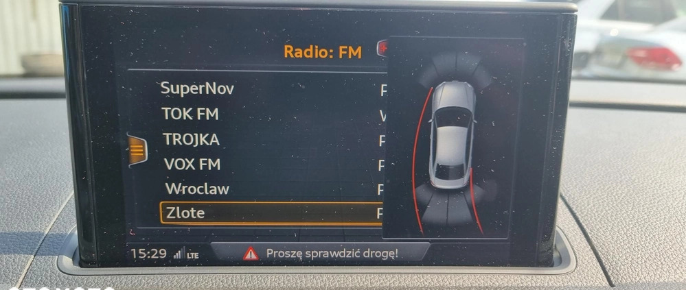Audi A3 cena 71900 przebieg: 143600, rok produkcji 2018 z Wojkowice małe 211